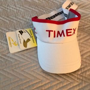 Head sweats Timex visor